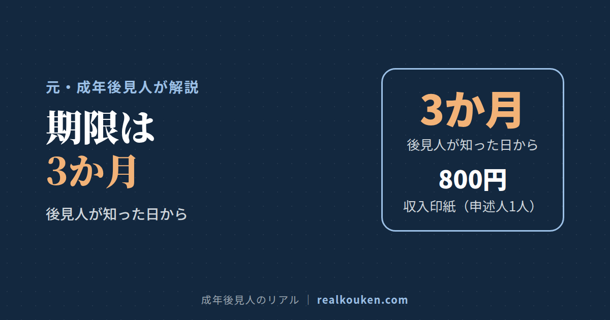 相続放棄の期限は3か月